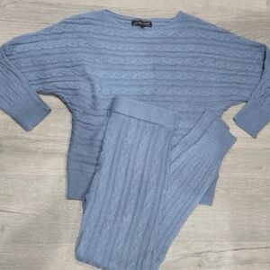 NEW Women's 2-Piece Knitted Loungewear Set Size Medium M